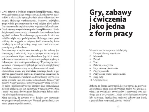 Gry i zabawy harcerskie to klucz do rozwoju zuchów. Strona opisuje różne rodzaje zabaw, od prostych po skomplikowane, podkreślając ich rolę w pracy wychowawczej.